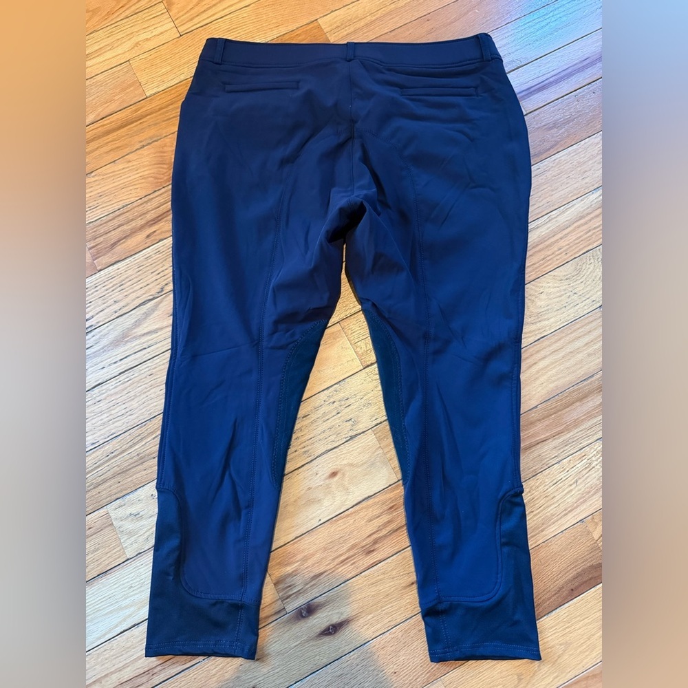 Piper by SmartPak Full Seat Breeches 38R Women’s Blue Equestrian Riding Pants - Picture 9 of 14